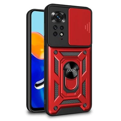 Custodia Cool per Xiaomi Redmi Note 11 / Redmi Note 11S Hard Ring Rosso