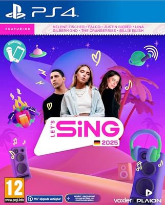Let's Sing 2025 tysk version (Playstation 4) (AT-PEGI)