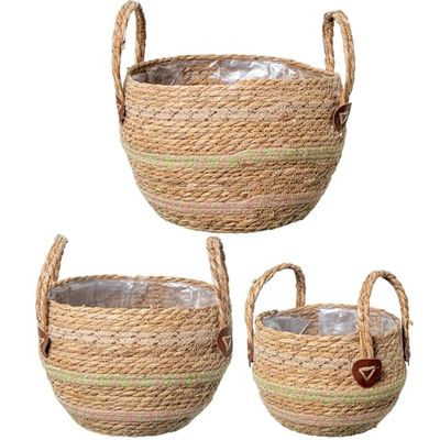 SET 3 CESTOS MIMBRE NATURAL_°30X30+°24X24+°18X18CM