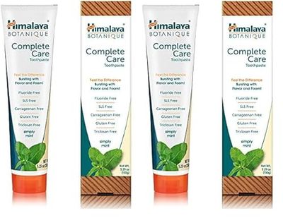Himalaya Botanique Simply Mint Complete Care Toothpaste Refreshing Mint Flavour | Strong Teeth | Healthy Gums | Fresh Breath - 150g (Lot de 2)