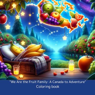 "We Are the Fruit Family: A Canada to Adventure" Coloring book