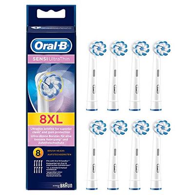 Oral-B Sensi Ultrathin Brossettes de Rechange pour Brosse à Dents Électrique x8