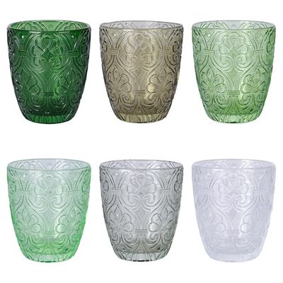 Villa d'Este Home Tivoli 1996 Set of 6 Water Glasses 300ml Granada Greenery