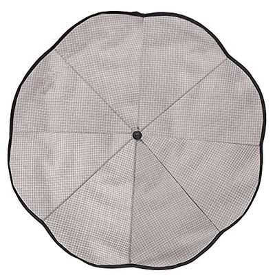 Parasol przeciwsłoneczny Design 038 z uniwersalnym uchwytem firmy Gesslein – ochrona przed słońcem do wózków dziecięcych i spacerówek, średnica 70 cm, giętka, 3-stopniowa regulacja, do okrągłych i