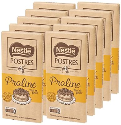 Nestlé Postres chocolate praline para fundir 20x170g