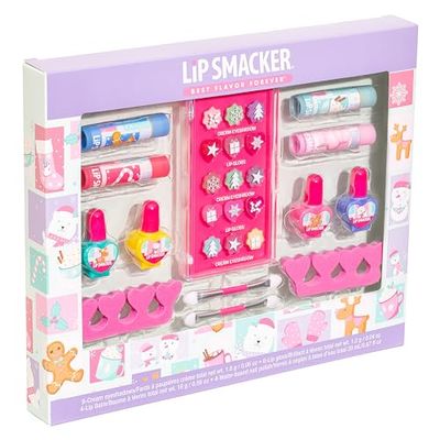 Lip Smacker Blockbuster, 27-Piece Makeup Set for Kids, All-in-One Makeup Essentials for Face, Lips and Nails for your Kids' Ultimate Creative Look