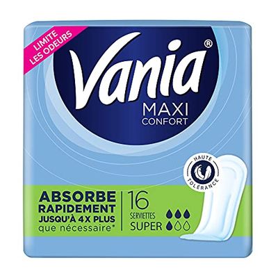 Vania Vania Maxi Confort Super guardanapos periodiques bolsa X16