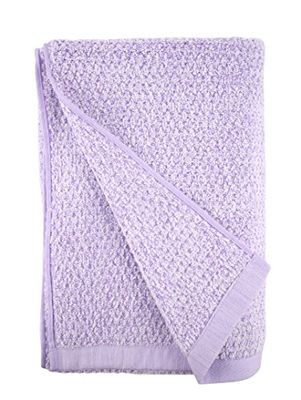 Everplush Diamant Jacquard Serviette de Bain, Lavande, Serviette de Bain