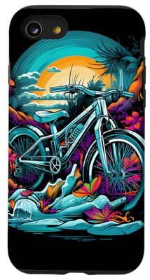 Oldschool Mountain Biking Sport in bicicletta Custodia per iPhone SE (2020) / 7 / 8