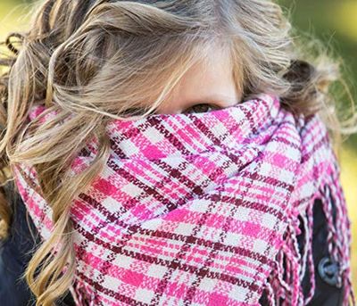 Little sister Bonnie Foulard Bordeaux Taille unique