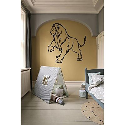 Tatoutex Stickers Lion - Blanc, L 40cm x H 43cm