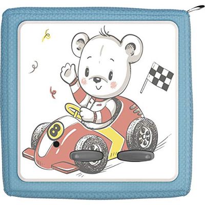 TheSmartGuard Protective Film Suitable for The Toniebox, foil Sticker, Teddy Bear Rides Racing car