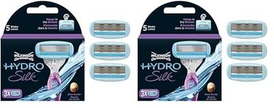 Wilkinson Sword MASZYNKI i WKŁADY SYSTEMOWE HYDRO SILK WKŁADY /3 wkl (Paquete de 2)