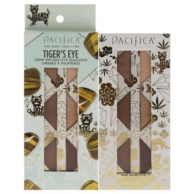 PACIFICA Tiger's eye palette(6 shades), 0.15 Ounce, Assorted