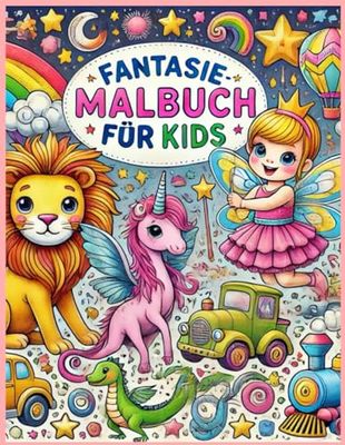 Fantasie-Malbuch für Kids
