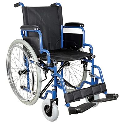 Carrozzina Oxford, seduta 46 cm, sedia a rotelle per anziani