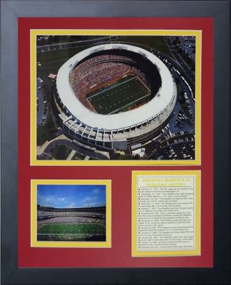 Legends Never Die RFK Stadium inramat fotokollage, 11x14 tum