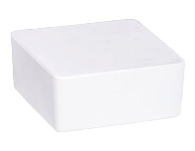 WENKO Deshumidificador cubo de 500 g para encher laranja, cloreto de cálcio, 10 x 5 x 10 cm, branco