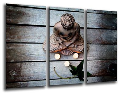 Quadro fotográfico Buda, Buddha, relaxamento, relaxamento, zen tamanho total: 97 x 62 cm XXL