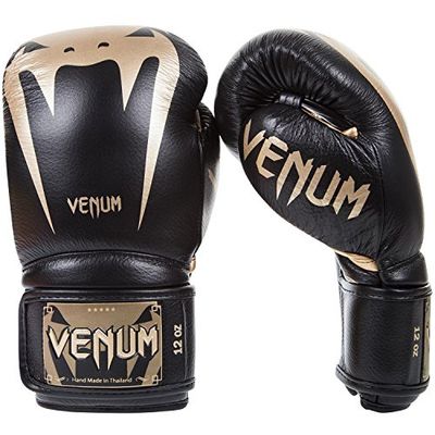 Venum Adult Bokshandschoenen Giant 3.0, Zwart/Goud, 12 oz