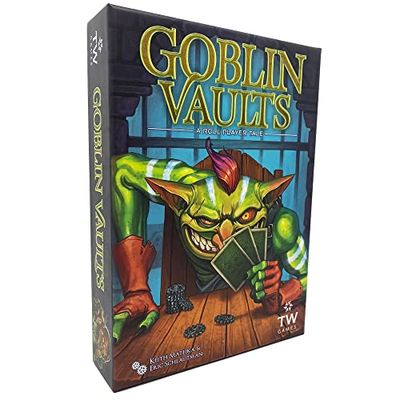 Thunderworks Games Goblin Vaults | Un Jeu de Cartes intelligemment stratégique | Enchères, Prise de Tours, Placement de Cartes | À partir de 14 Ans | Jeu de société Familial pour 1 à 5 Joueurs | 30 à