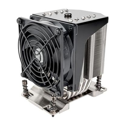 SilverStone Technology XE04-SP3 Refroidisseur de CPU pour serveur/poste de travail à facteur de forme réduit 4U pour sockets AMD SP6/SP3/TR4 SST-XE04-SP3B