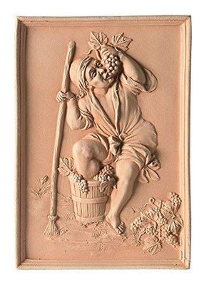 PANNELLI IN TERRACOTTA 4 STAGIONI (SET DI 4 PEZZI) PRIMAVERA, ESTATE, AUTUNNO, INVERNO. DECORAZIONI A MURO FATTE A MANO MADE IN ITALY