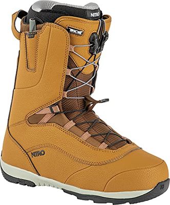 Nitro Venture TLS '22 All Mountian Freeride Freestyle System szybkiego sznurowania Boot Snowboardboot, Two Tone Brown, 280