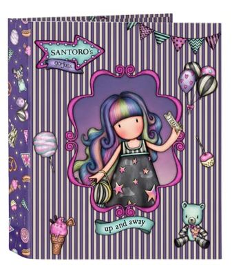 Safta - Ordner F. 4 ringen 35 mm breed Gorjuss Fairground Up en Out 27 x 33 x 6 cm, meerkleurig (52219657)