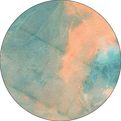 Bonateks, Round Digital Printed Mouse Pad, Non-Slip Base, for Office and Home, Diameter:22cm