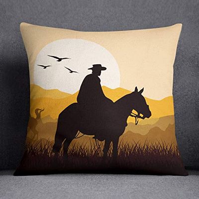 Bonamaison Housses de Coussin, Polyester, Multicolore, 45x45