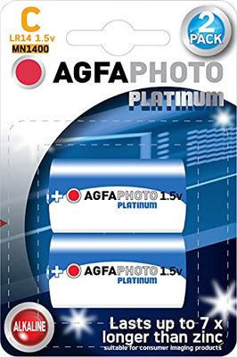 AgfaPhoto 70104 Bebé C LR 14 bateria (pacote de 2)