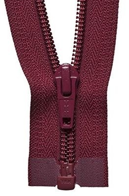 YKK Coil Zip, No. 527 Dark Wine, 46 cm Length