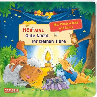 Hör mal (Soundbuch): Mach mit - Pust aus: Gute Nacht, ihr kleinen Tiere: Zum Hören, Auspusten und Mitmachen ab 2 Jahren. Mit Puste-Licht und Musik für eine Gute Nacht