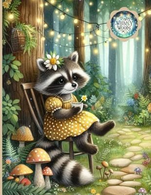 Whimsy Woods Composition Notebook: Enchanted Forest Journal | 120 Wide-Ruled, Lined, Cream-Colored Pages