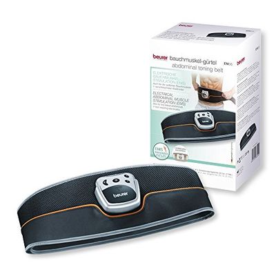 Beurer EM 35 buikspierriem, EMS-training, 4 contactelektroden ook voor de schuine buikspieren