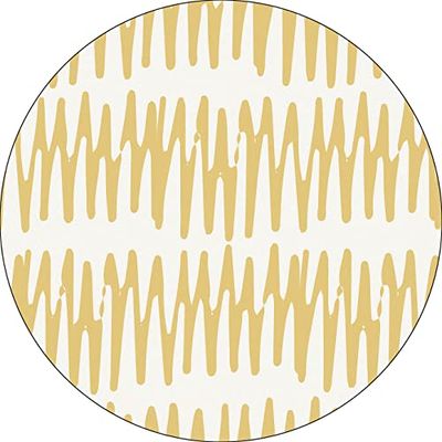 Bonateks, Ronde digitaal bedrukte muismat, antislip onderkant, voor kantoor en thuis, diameter: 22 cm