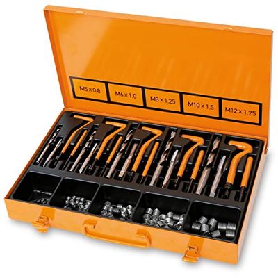Beta 437U/09 - Kit de réparation des filetages endommagés M5-M6-M8-M10-M12