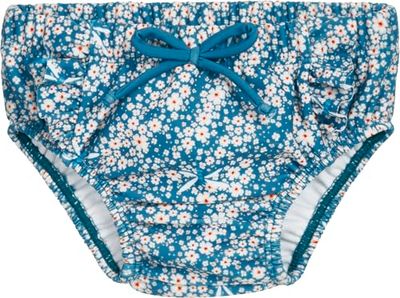 Playshoes UV-skydd badblöja, Petrol blommor, 86-92