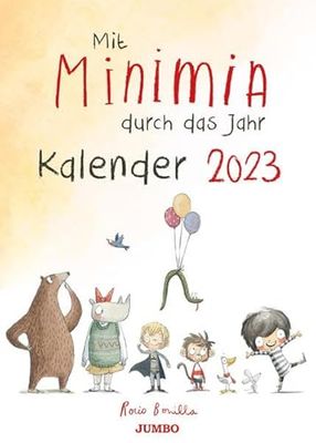 Rocio Bonilla: con Mini Mia attraverso l'anno 2023: calendario annuale da parete