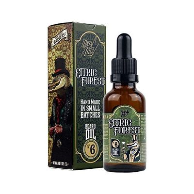 HEY JOE! - Olio di Barba alla Foresta Citrica N° 6 - Olio Barba Naturale Rinfrescante Per Uomo Al Profumo Di Limone E Pino - 30 ml