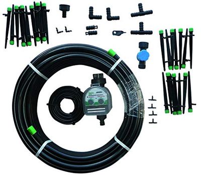 Riegolux 899998 Kit Goteo Premium avec Programmateur, 16 mm