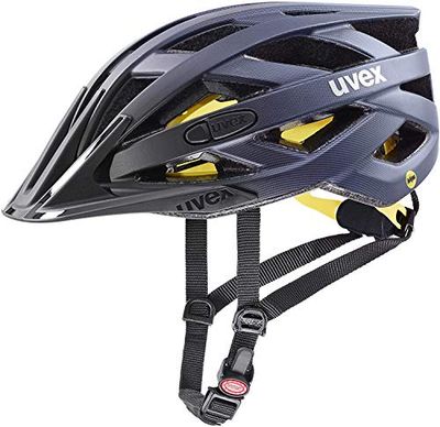uvex i-vo cc MIPS - lichte allround helm voor dames en heren - MIPS-systeem - uitbreidbaar met LED-verlichting - midnight - silver matt - 52-57 cm