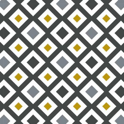 Draeger Paris Tegelstickers voor wandtegels, ideaal voor keuken en badkamer, set van 6 vierkante stickers met ruitmozaïek 15 x 15 cm