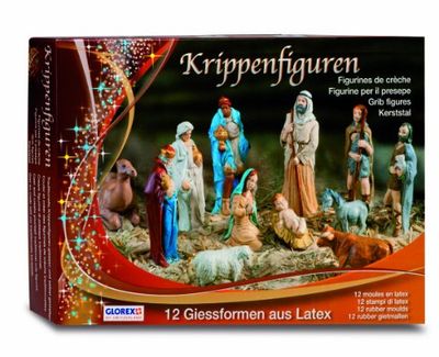 GLOREX - Conjunto de figuras de presépio (látex, 31 x 22 x 6,5 cm)
