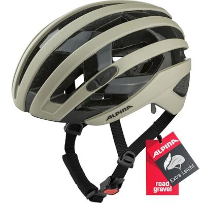 ALPINA Unisex - Vuxna, RAVEL Cykelhjälm, mojave-sand matt, 51-56 cm