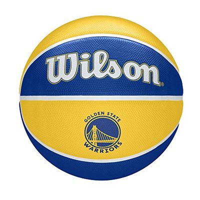 Wilson Basketbal, NBA Team Tribute Model, GOLDEN STATE WARRIORS, Outdoor, Rubber, Maat: 7