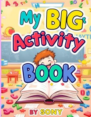 My Big Activity Book: ABCs, 123s, and Fun Puzzles!: ABC, 123, Mazes, Shapes, and Puzzles for Learning and Play