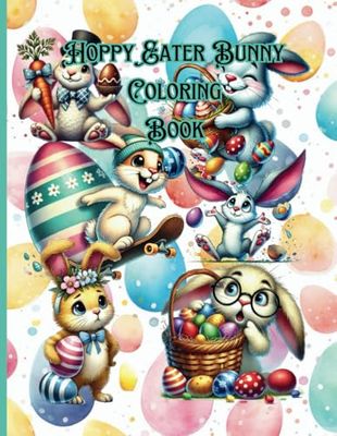 Hoppy Eater Bunny Coloring Book