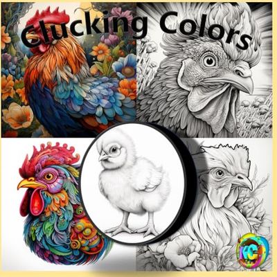 Clucking Colors: A Roosters and Chickens Coloring Adventure (Animal Kingdom Myth's and More by Kind and Create)